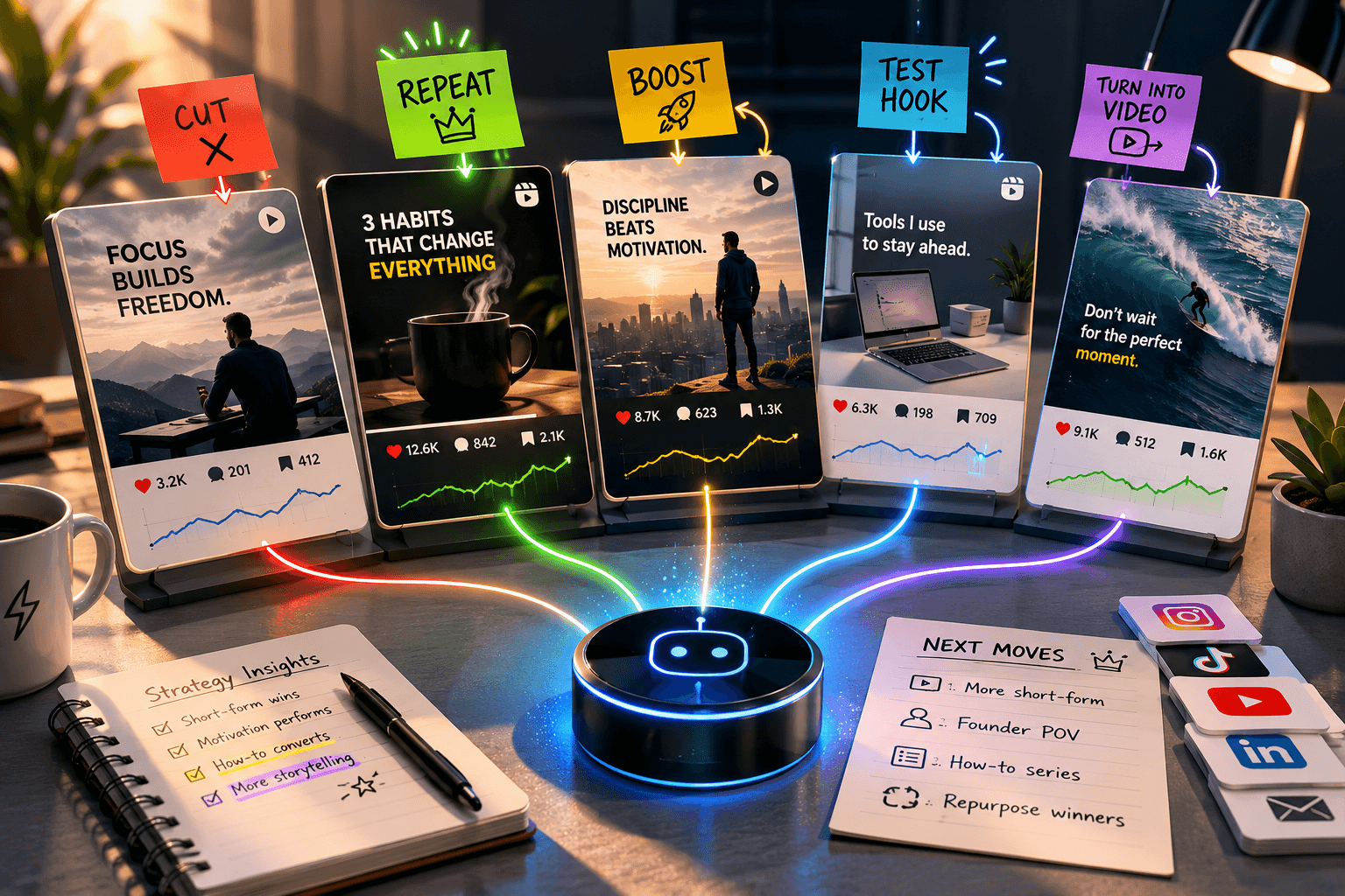 How Do AI Agents Use Social Media Analytics to Inform Strategy?