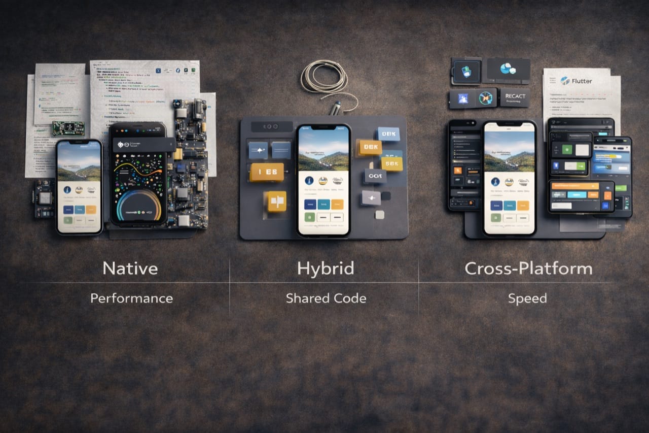 How Should I Choose Between Native, Hybrid, and Cross-Platform App Development?