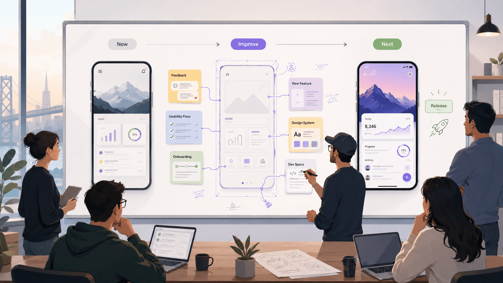 What an Ongoing UX/UI Product Design Retainer Typically Includes for Growth-Stage Bay Area Startups