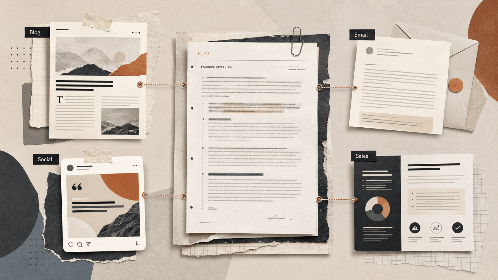 How San Francisco Startups Should Repurpose One Long-Form Asset Into Copy for Blog, Email, Social, and Sales Enablement