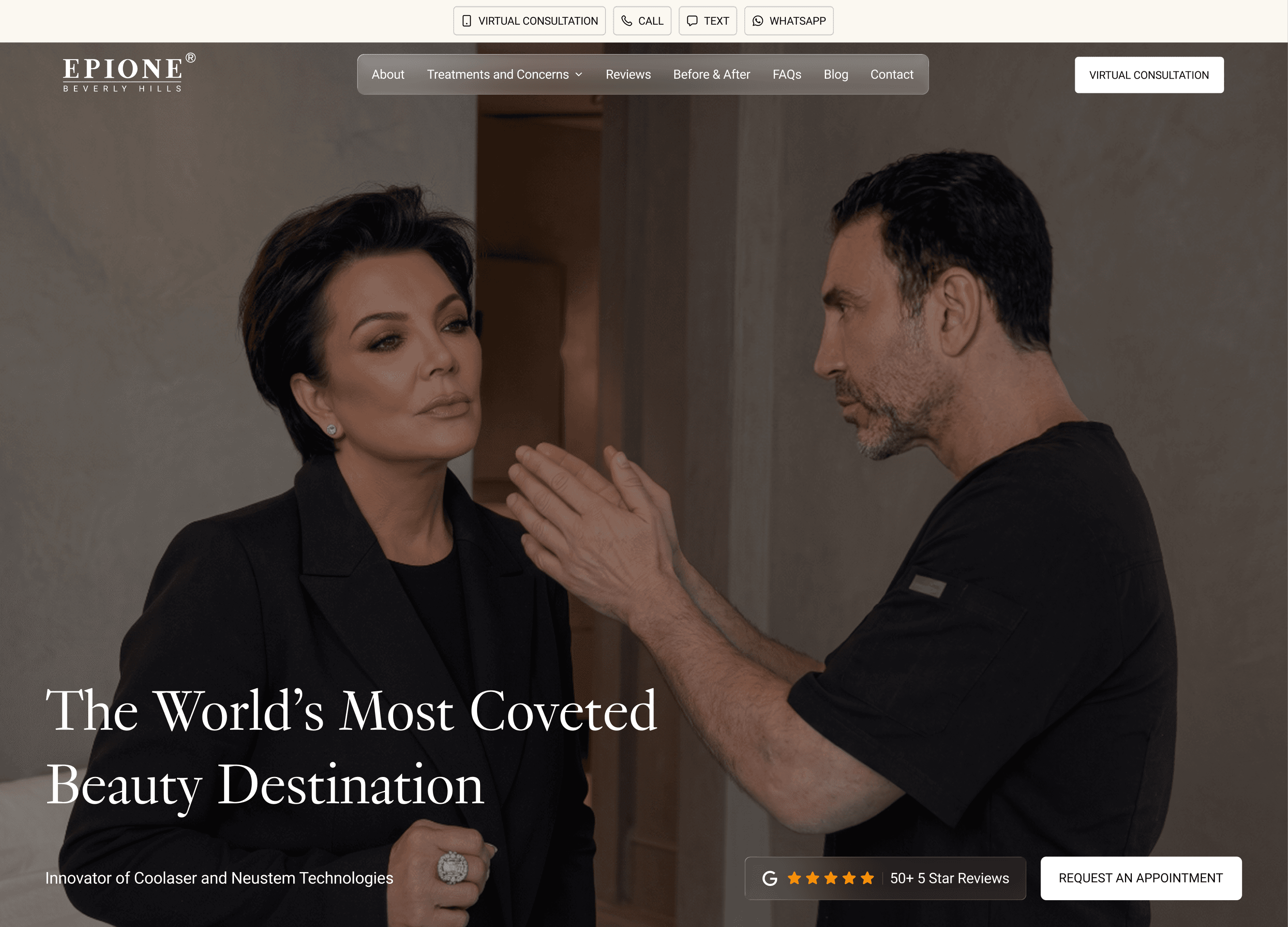 Dr. Simon Ourian (Epione) case study cover
