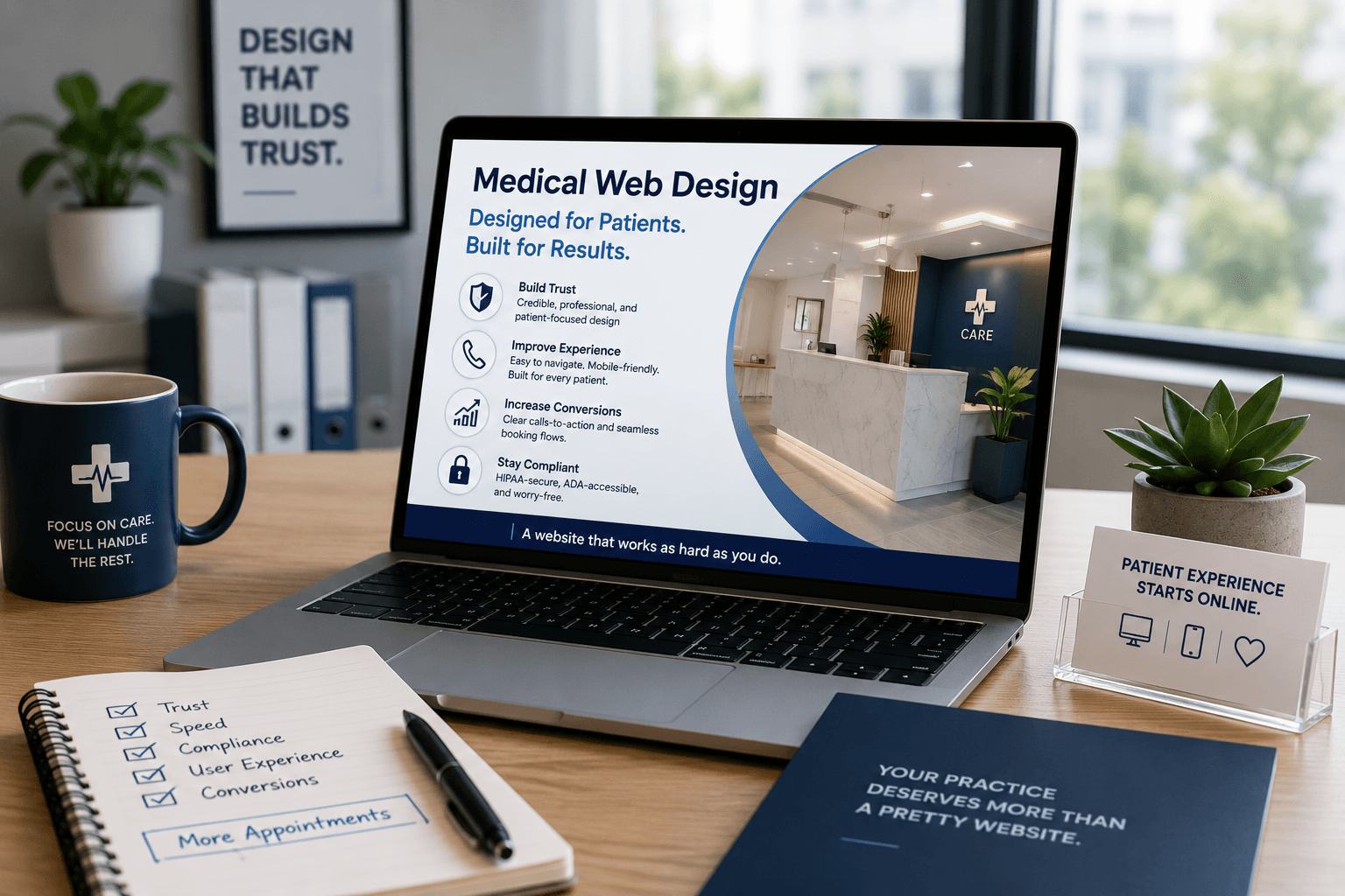 Medical Web Design: What Doctors Need Beyond a Nice-Looking Site