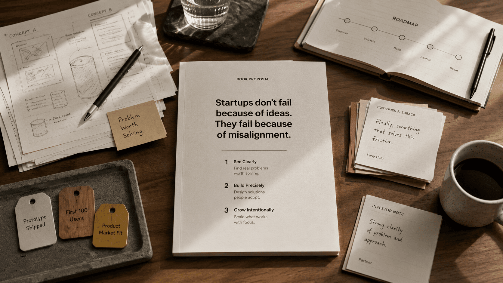 How Bay Area Founders Can Turn Startup Experience Into a Clear, Compelling Book Thesis