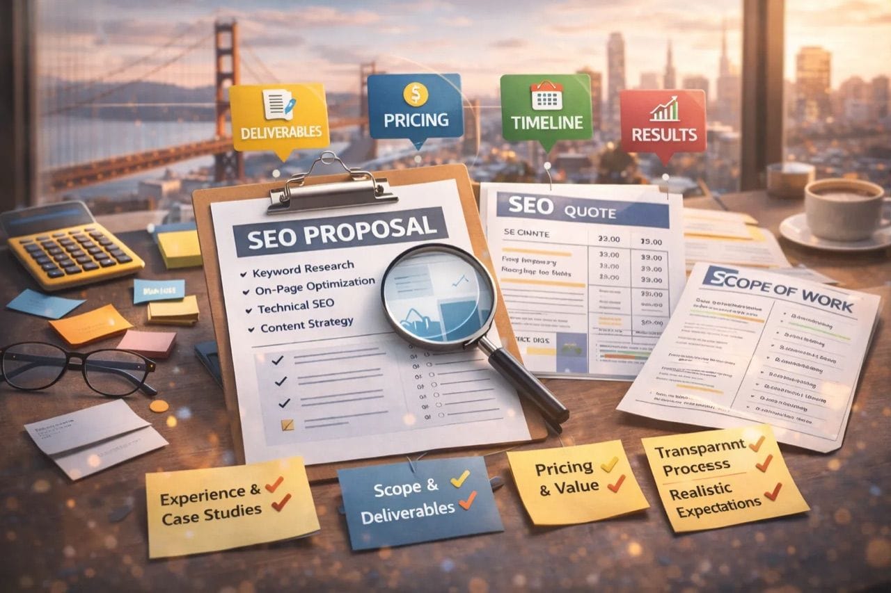 How San Francisco Businesses Should Evaluate SEO Proposals, Quotes, and Scopes of Work