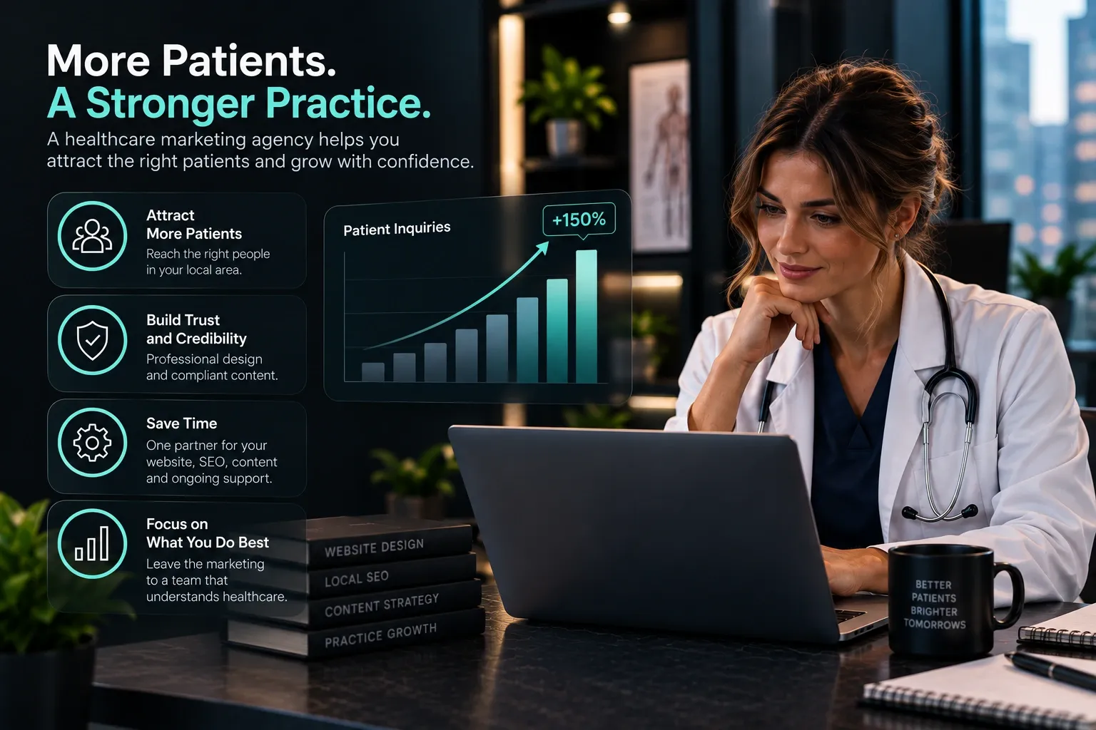 healthcare marketing agency helping medical practices build patient trust