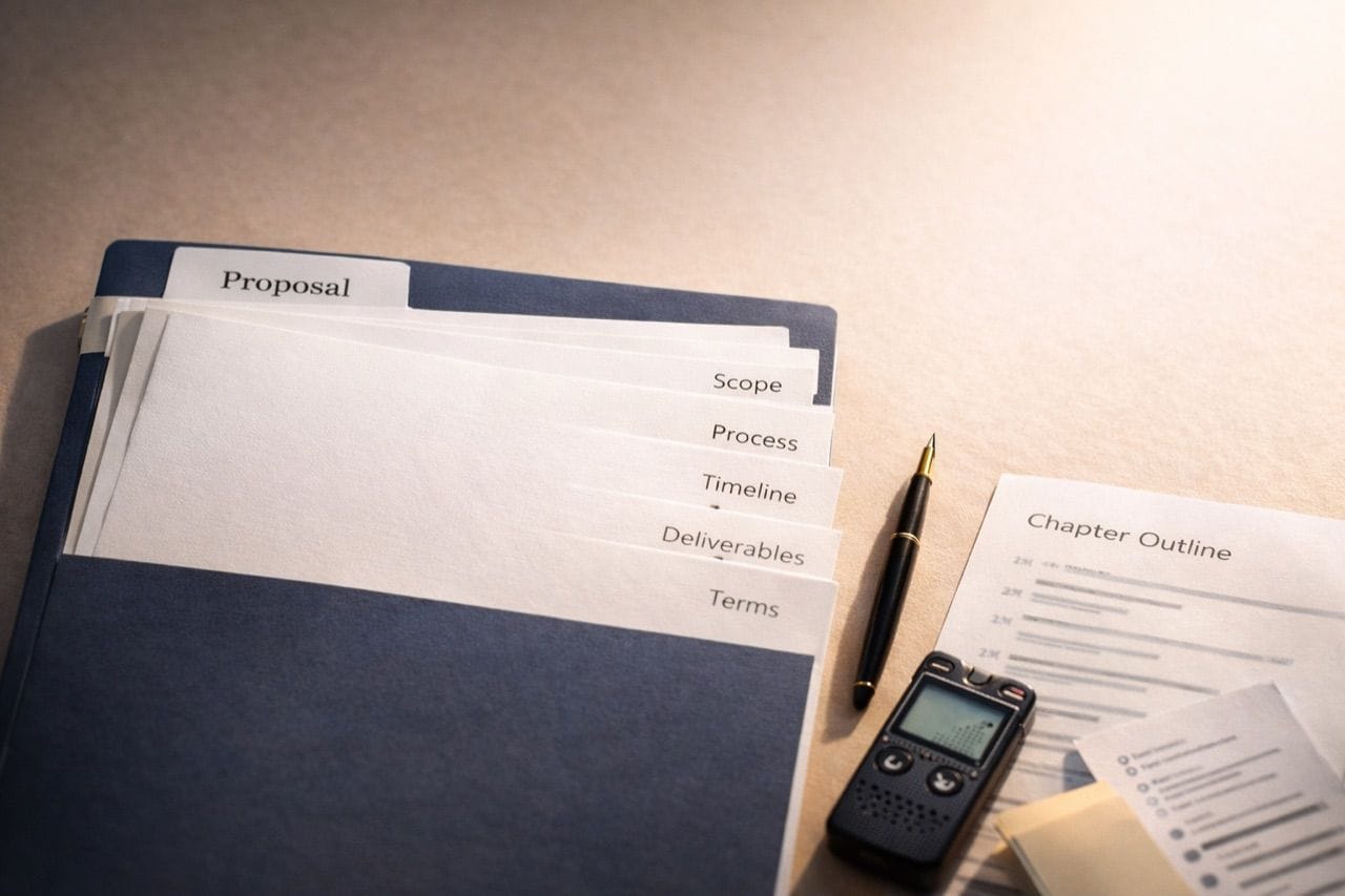 What a Professional Ghostwriting Proposal for a Founder’s Nonfiction Book Should Include