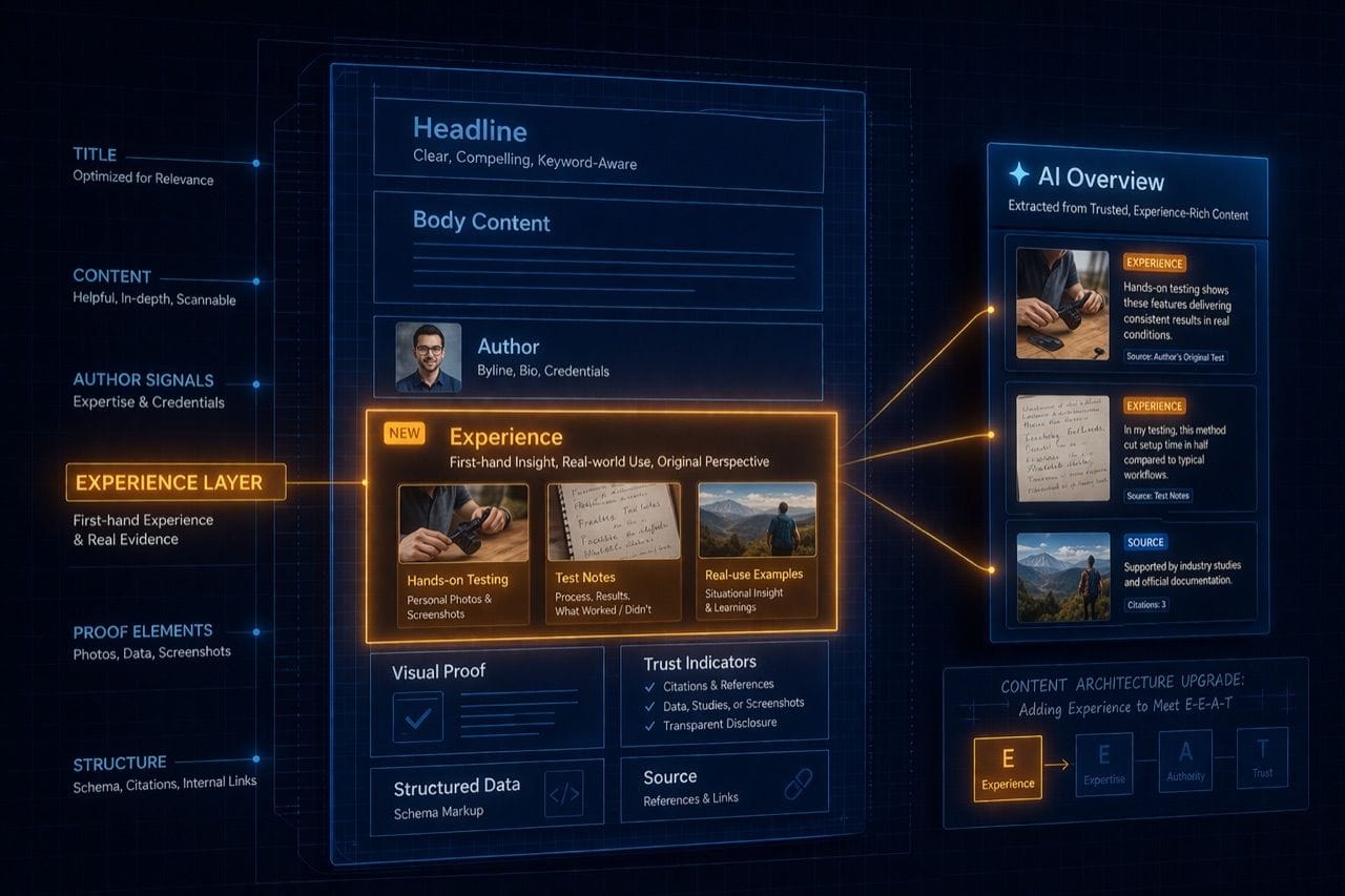 How Does the New E-E-A-T Framework (with 'Experience') Change How We Must Optimize Content for AI Overviews?