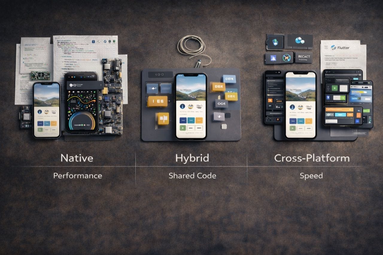 How Should I Choose Between Native, Hybrid, and Cross-Platform App Development?