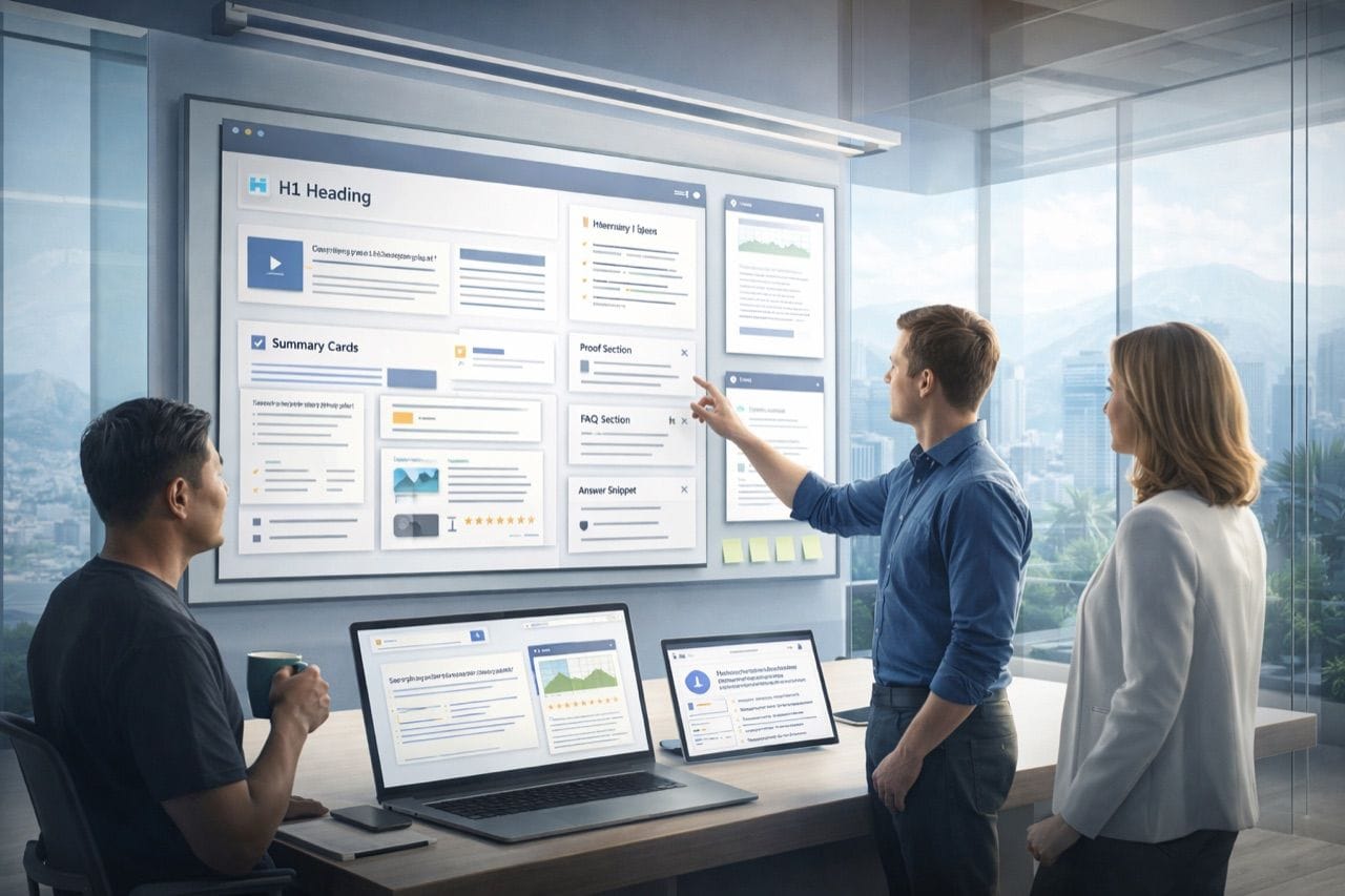 How Silicon Valley Companies Should Structure On-Page SEO for Better Rankings and Answer Engine Visibility