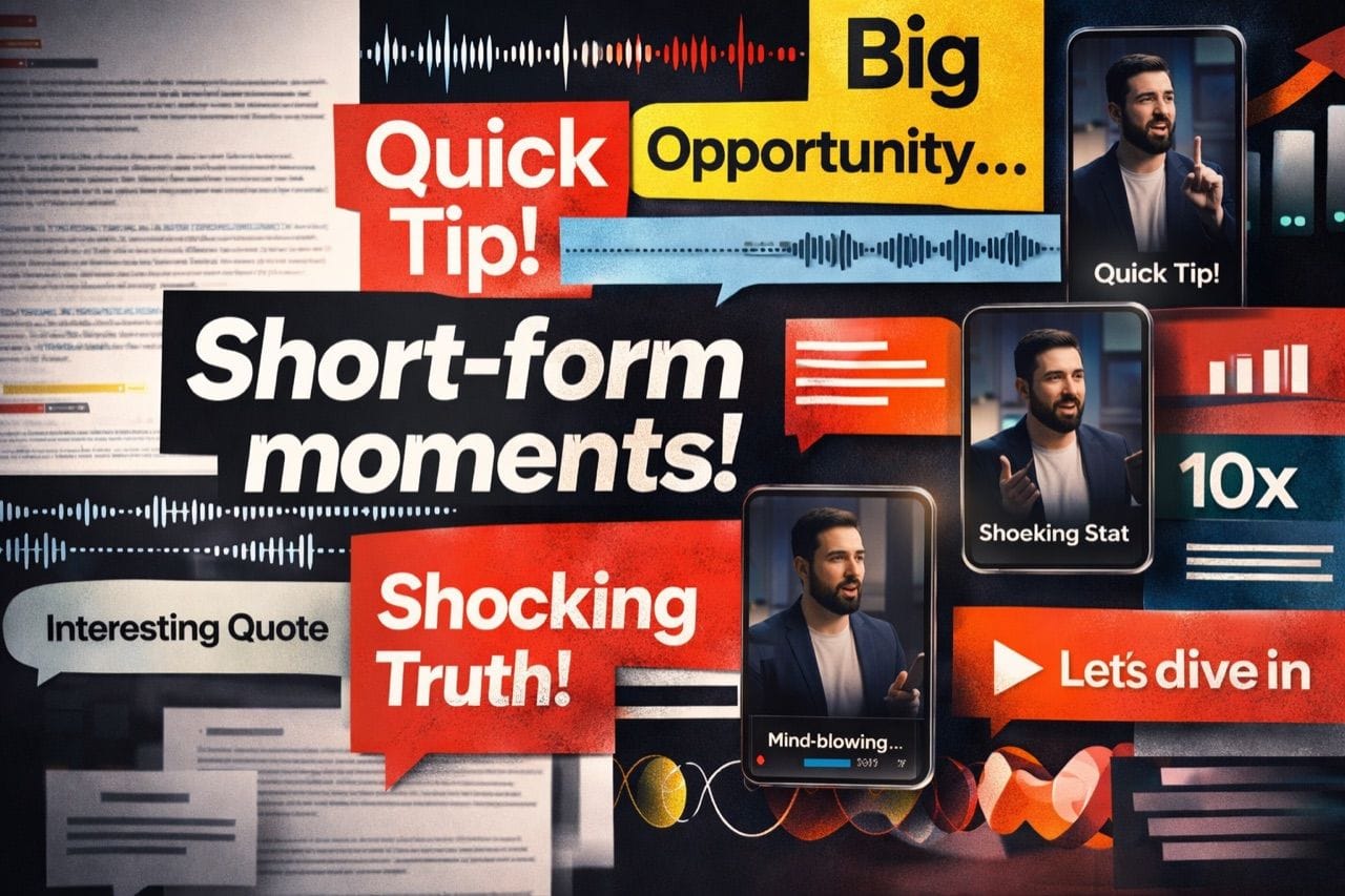 How Should I Repurpose Long-Form Content into Short, Engaging Videos?