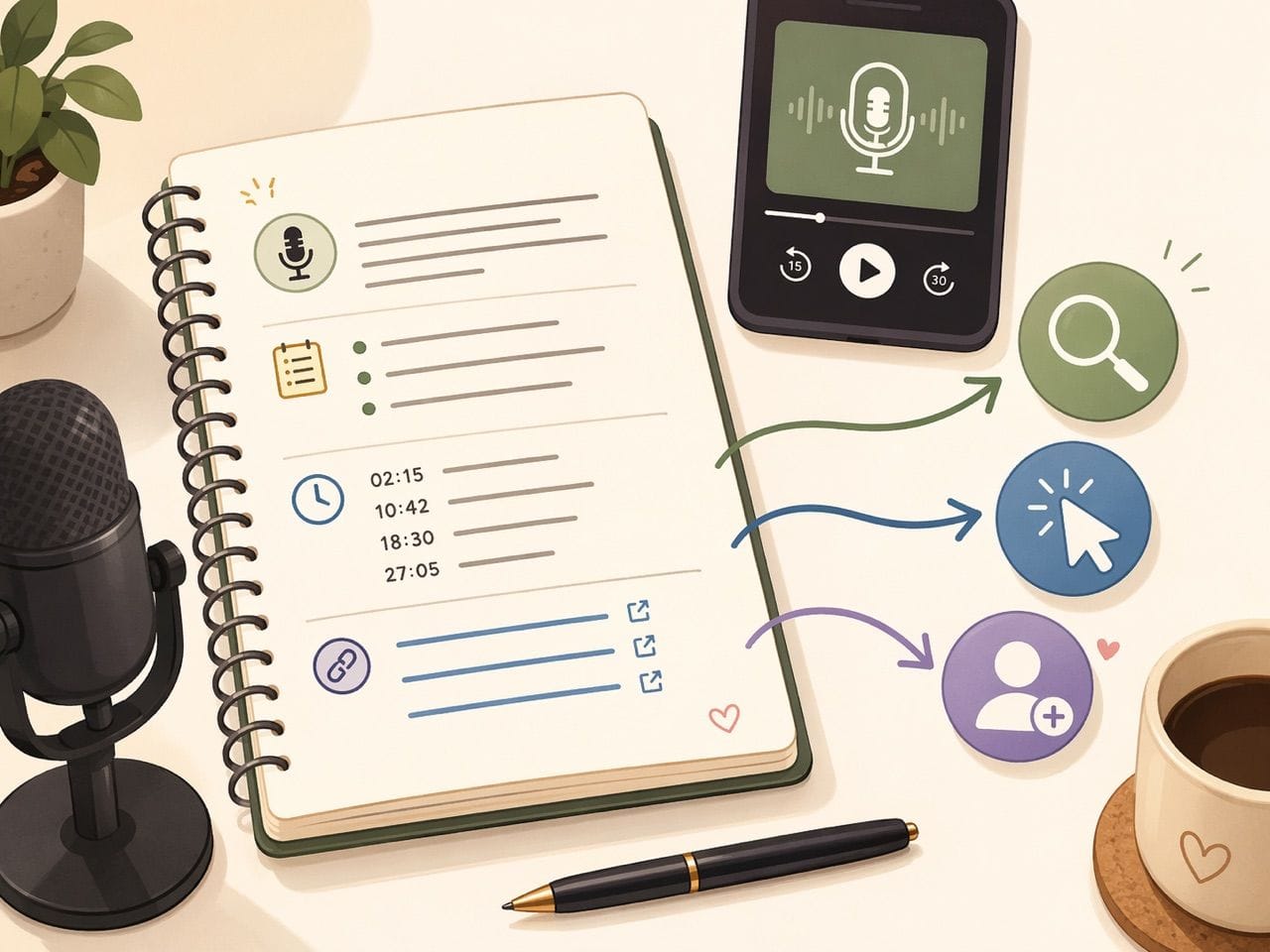 How to Write Engaging Show Notes That Drive Traffic and Subscriptions