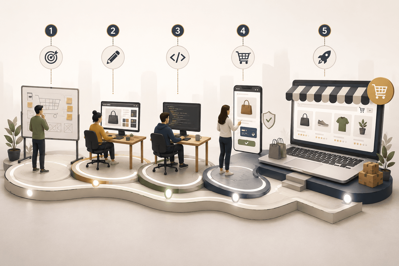 Your 5-Step Guide to Custom Website Development for E-Commerce Success