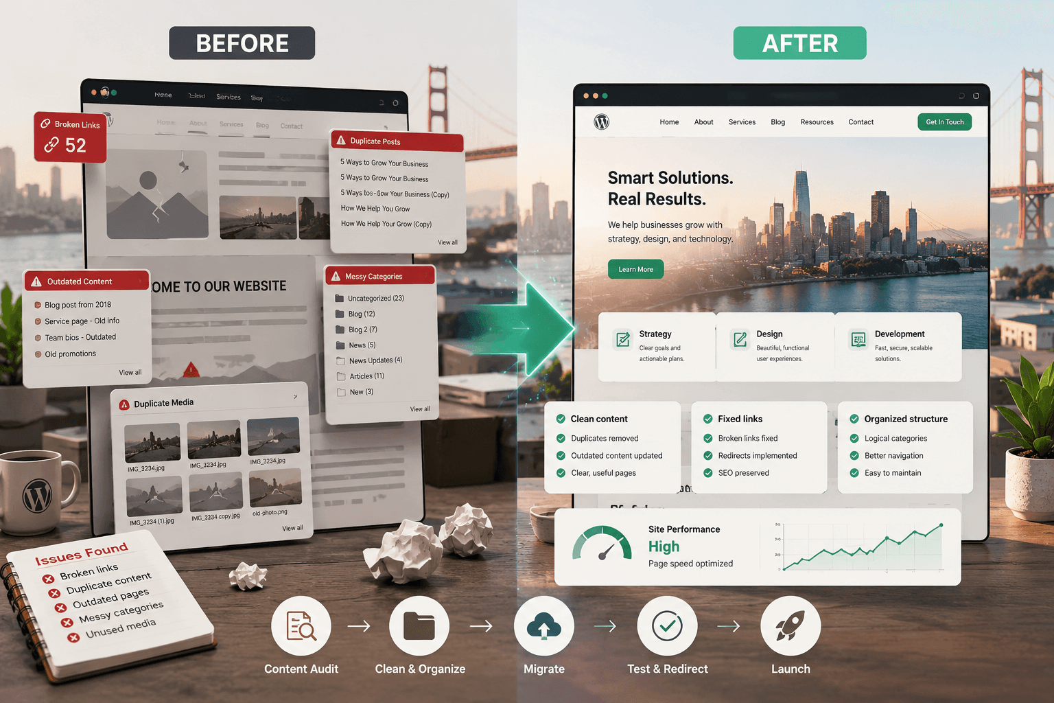 WordPress Teams in San Francisco for Migrations and Content Cleanup
