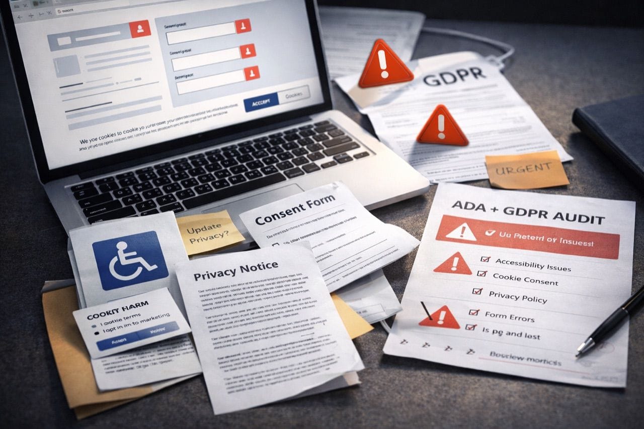 What Are the Biggest Mistakes Businesses Make With ADA and GDPR?