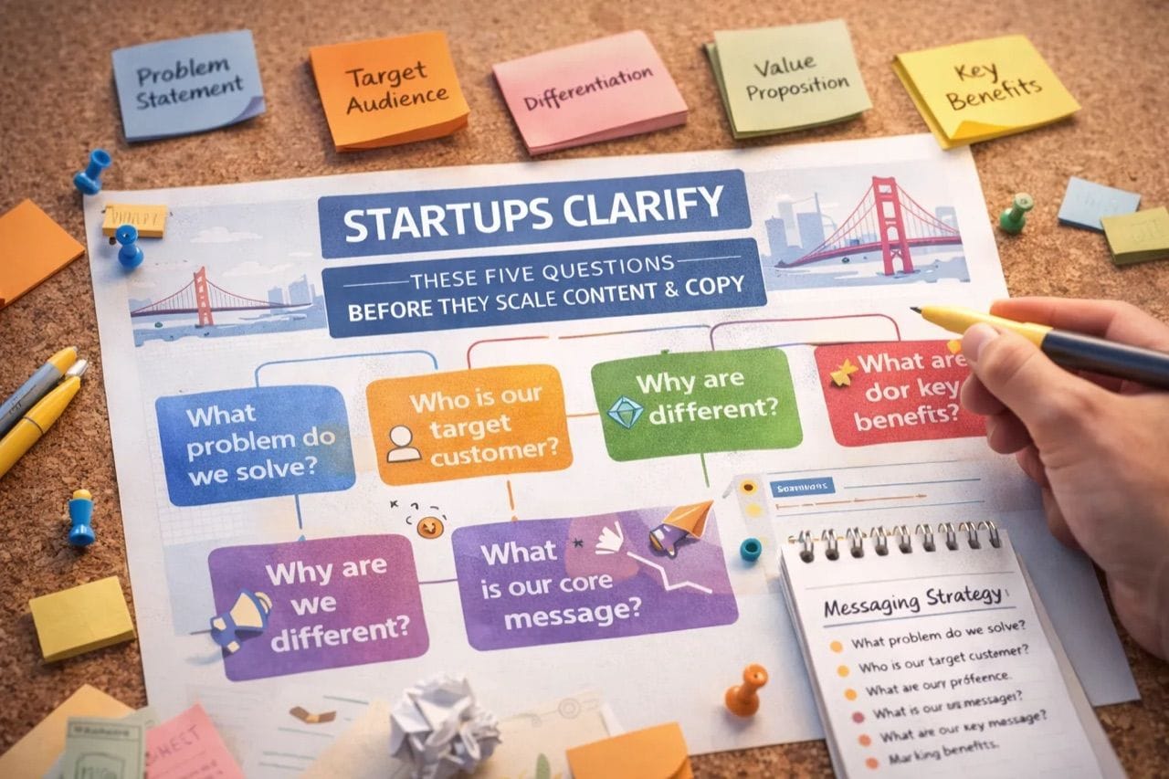What San Francisco Startups Should Clarify in Their Positioning and Messaging Before They Scale Content and Copy