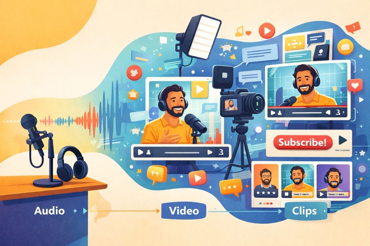 How to Turn Your Audio Podcast into a Successful Video Podcast