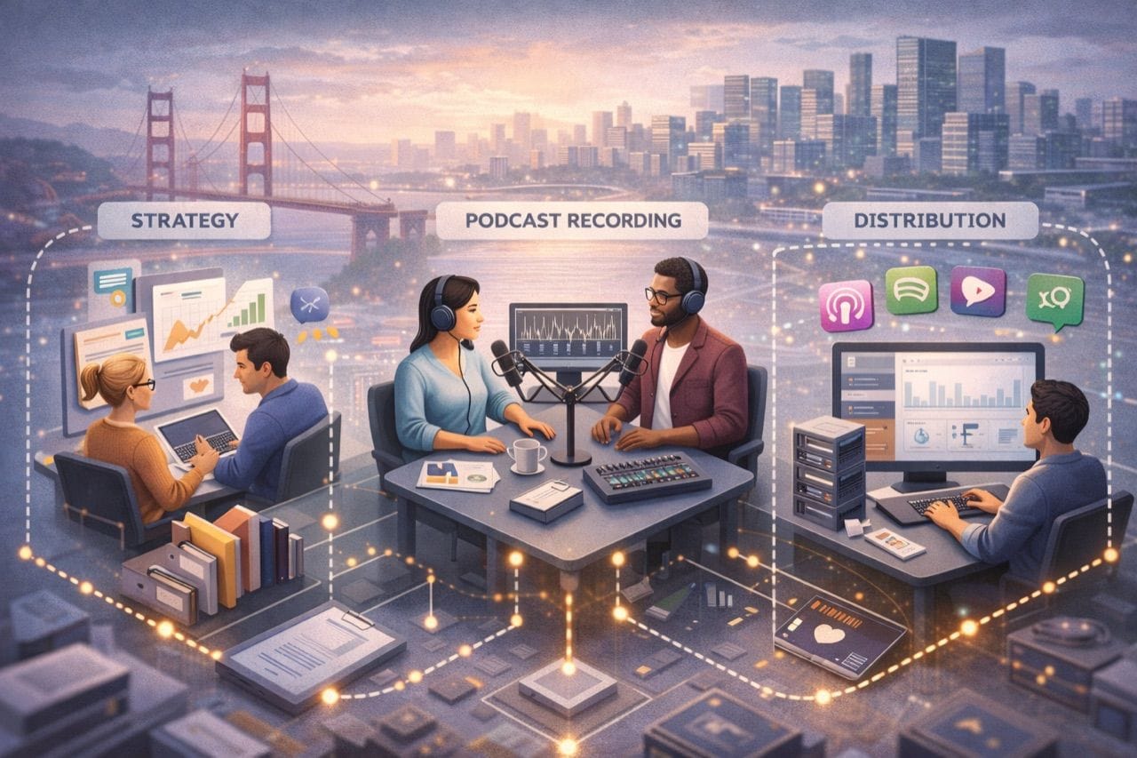 Where Bay Area Startups Can Find a Full-Service Podcast Agency for Strategy, Production, and Distribution